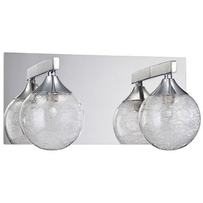 Kendal Lighting FYBRA Vanity Light - Color: Silver - Size: 2 light - VF4100