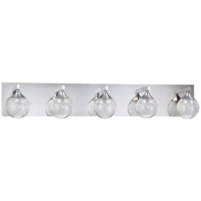 Kendal Lighting FYBRA Vanity Light - Color: Silver - Size: 5 light - VF4100