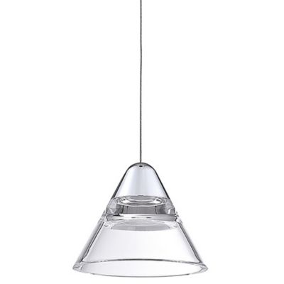 Kendal Lighting GEO LED Mini Pendant Light - Color: Clear - PF213-1LPE-CH