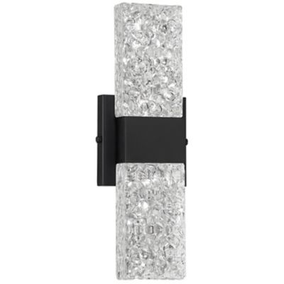 Kendal Lighting GLACIER LED Vanity Light - Color: Clear - VF1300-1BLK