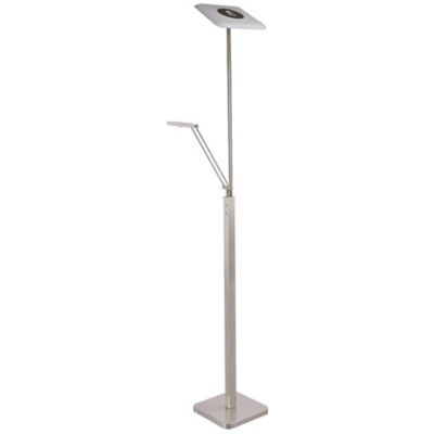 Kendal Lighting IBIZA Torchiere LED Floor Lamp - Color: Silver - TC5020-SN