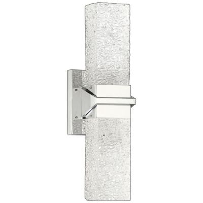 Kendal Lighting ICE LED Bath Wall Sconce - Color: Clear - VF9600-2L-CH