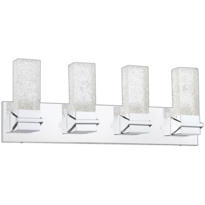 Kendal Lighting ICE LED Vanity Light - Color: Silver - Size: 4 light - VF96