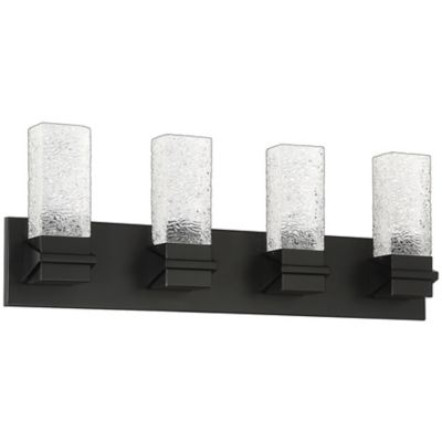 Kendal Lighting ICE LED Vanity Light - Color: Black - Size: 4 light - VF960