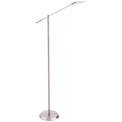 Kendal Lighting IGGY LED Floor Lamp - Color: Silver - FL5021-SN