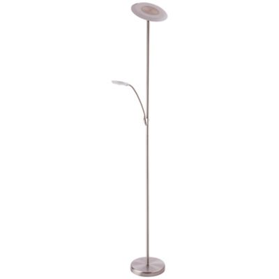 Kendal Lighting IGGY Torchiere LED Floor Lamp - Color: Silver - TC5021-SN