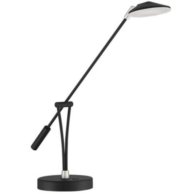 Kendal Lighting LAHOYA LED Desk Lamp - Color: Black - PTL5015-BLK/SN