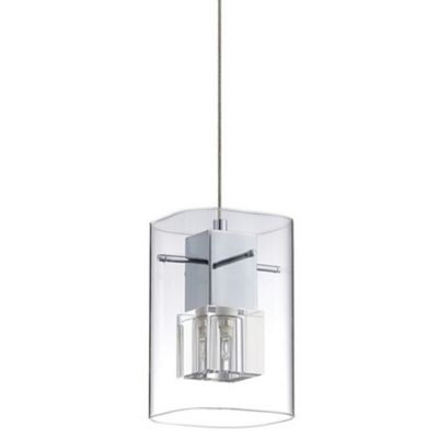 Kendal Lighting METRO Mini Pendant Light - Color: Clear - Size: 1 light - P