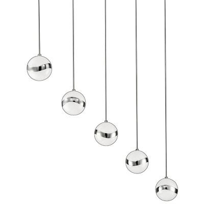 Kendal Lighting MYSTYKE LED Island Pendant Light - Color: White - Size: Med