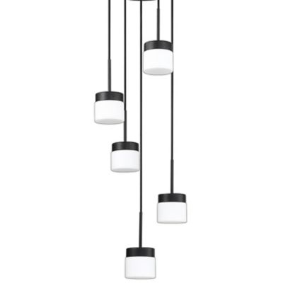 Kendal Lighting NUON Multi-Light Pendant Light - Color: White - Size: Mediu