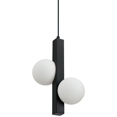 Kendal Lighting ORBITRON Pendant Light - Color: White - Size: 2 light - PF3