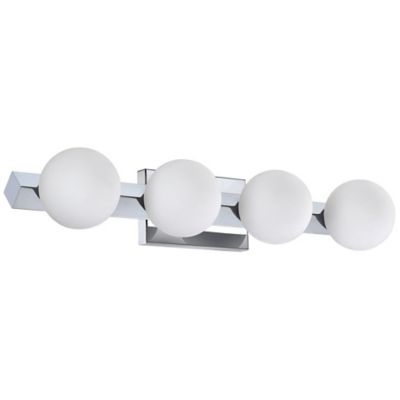 Kendal Lighting ORBITRON Vanity Light - Color: Silver - Size: 4 light - VF8