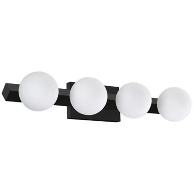 Kendal Lighting ORBITRON Vanity Light - Color: Black - Size: 4 light - VF88