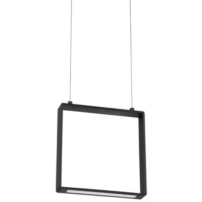 Kendal Lighting QUADRON LED Pendant Light - Color: Black - Size: Medium - P