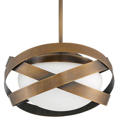 Kendal Lighting SATURN Pendant Light - Color: Brass - Size: 1 light - PF128