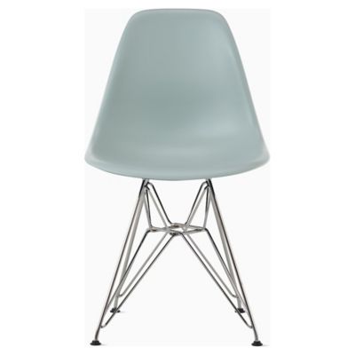 Herman Miller Eames Molded Plastic Side Chair - Wire Base in Polished - Herman Miller Authorized Retailer