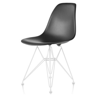 Herman Miller Eames Molded Plastic Side Chair - Wire Base in Matte - Herman Miller Authorized Retailer