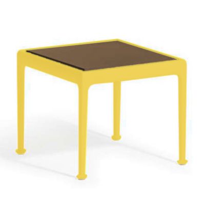 Knoll 1966 Collection Square End and Coffee Table - Color: Brown - Size: 18" x 18" - 1966-18L-P-B-YEL - Knoll Authorized Retailer