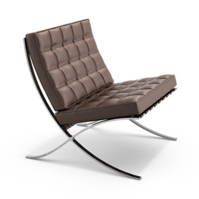 Knoll Barcelona Chair - Color: Brown - 250LC-VO904 - Knoll Authorized Retailer