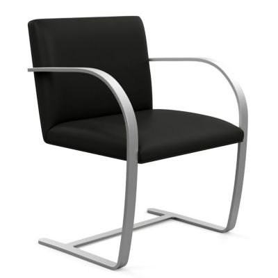 Knoll Flat Bar Brno Chair - Color: Black - 255C-S-SABLCK - Knoll Authorized Retailer