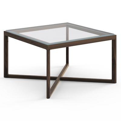 Krusin Square End Table with Glass or Laminate Table Top