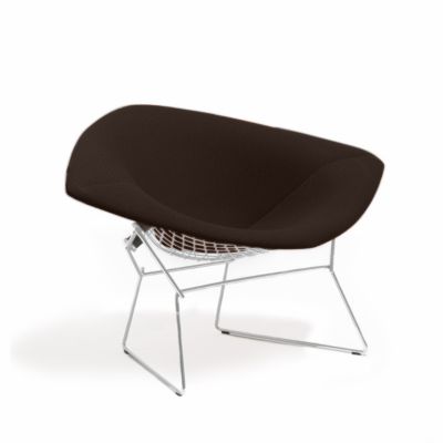 Knoll Large Diamond Lounge Chair, Fully Upholstered - Color: Brown - 422L-H800/43 - Knoll Authorized Retailer