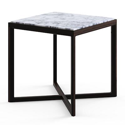 Krusin Square Side Table with Marble Table Top