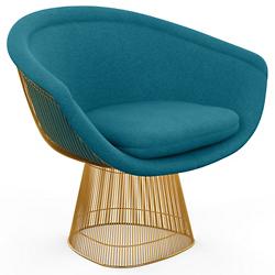 Platner Lounge Chair in Gold