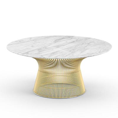 Platner 36 Inch Coffee Table in Gold