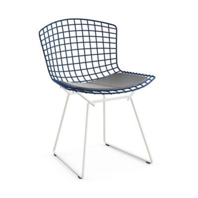 Knoll Bertoia Two Tone Side Chair With Seat Cushion 420ct K Bu W K16221 Knoll Authorized Retailer