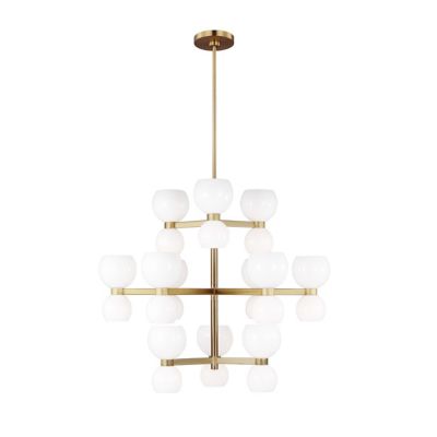 Visual Comfort Studio Londyn Multi-Tier Chandelier in Brass, Size: Large