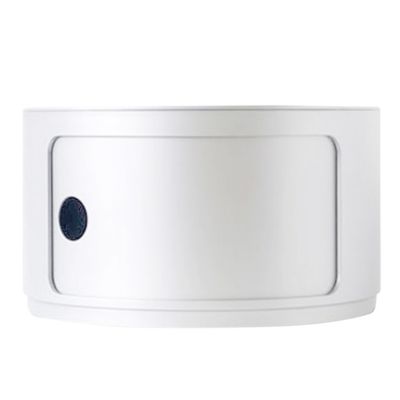 Kartell Componibili Round Modular Stacking Units - Color: White - Size: Standard - 4953/03