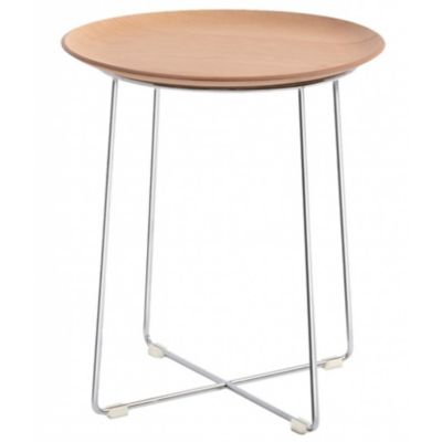 Kartell Al Wood Side Table - Color: Brown - 4928/CC