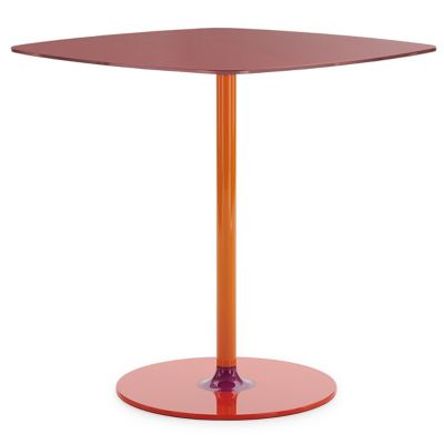 Kartell Thierry Bistrot Table - Color: Red - 04044BO