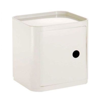 Kartell Componibili Square Modular Stacking Units - Color: White - 4979/03