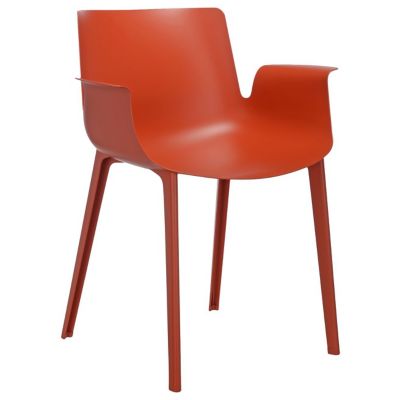 Kartell Piuma Armchair - Color: Orange - 5802/RU
