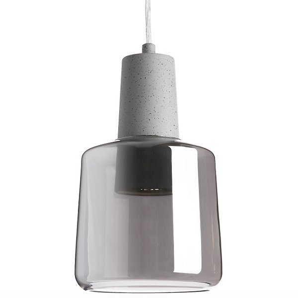 Meli LED Mini Pendant Light - Color: Grey - Size: 1 light - Huxe PD12506-SM
