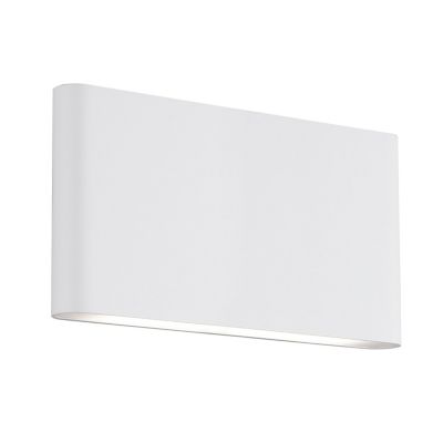 Kuzco Lighting Slate LED Wall Sconce - Color: White - Size: 9.9 In - AT6510