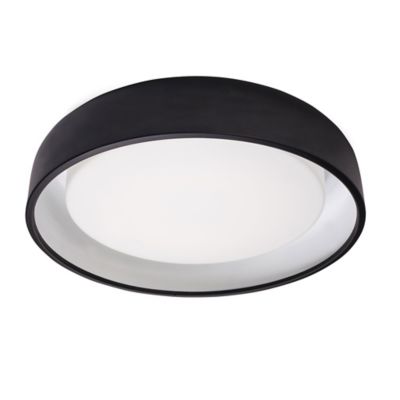 Kuzco Lighting Beacon Flushmount Light - Color: Black - Size: Medium - FM13