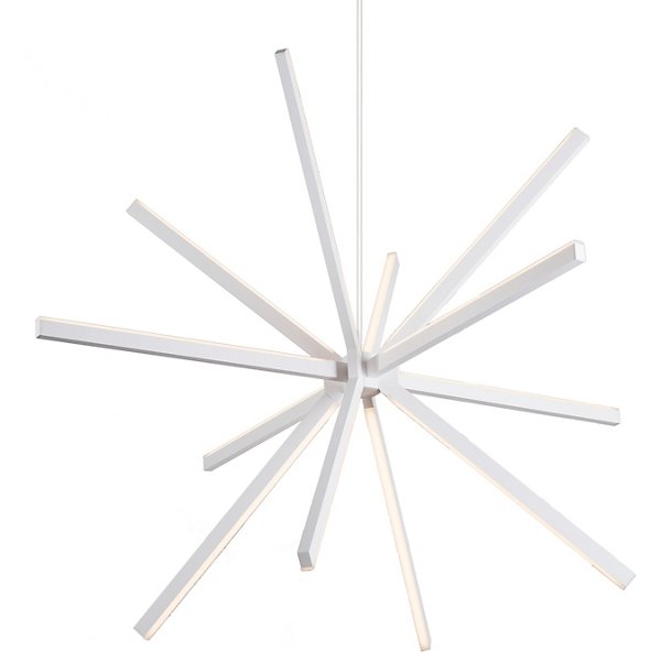 Kuzco Lighting Sirius LED Chandelier - Color: White - Size: Large - CH14356