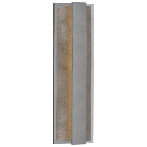 Kuzco Lighting Caspian LED Outdoor Wall Sconce - Color: Grey - Size: Small 