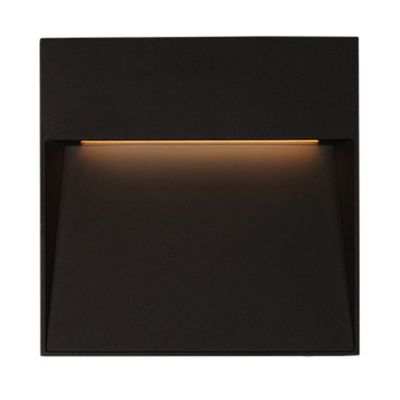 Kuzco Lighting Casa LED Outdoor Wall Sconce - Color: Black - Size: Small - 