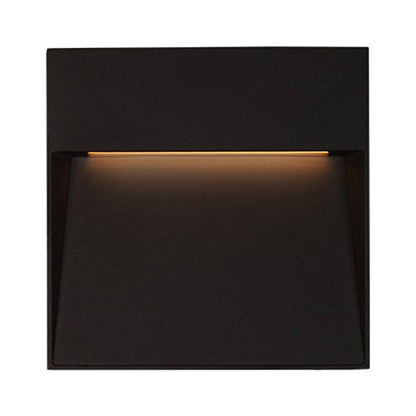 Kuzco Lighting Casa LED Outdoor Wall Sconce - Color: Black - Size: Large - 