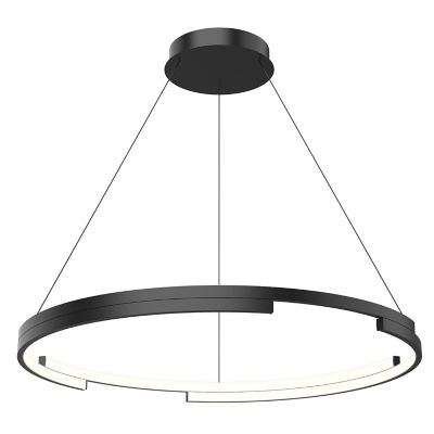 Kuzco Lighting Anello Minor LED Chandelier - Color: Black - Size: Large - P