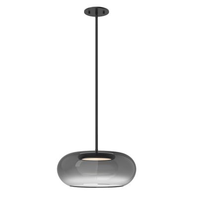 Kuzco Lighting Trinity LED Oval Pendant Light - Color: Grey - PD62014-BK/SM