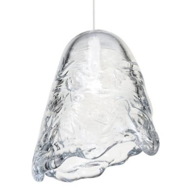 Lasvit Frozen Pendant Light - Color: Clear - Size: Large - CL014PB-0110S1