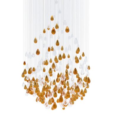 LAS2216666 Lasvit Droplets LED Chandelier - Color: Gold - Siz sku LAS2216666