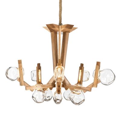 LAS2216672 Lasvit Fungo LED Chandelier - Color: Brown - Size: sku LAS2216672