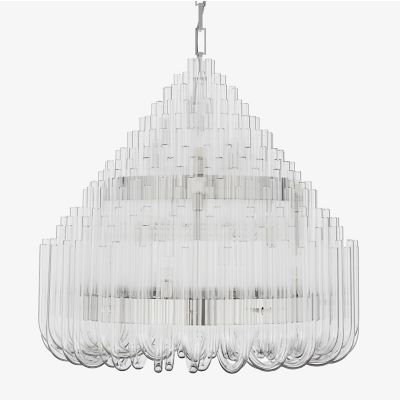 Lasvit Ludwig Chandelier - Color: Clear - Size: Small - CL030SA-0101S1