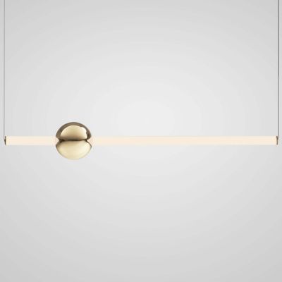 Lee Broom Orion Tube Linear Chandelier Light - Color: Polished - ORI0120